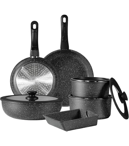 Amazon.co.jp: 箱付ハインツ フライパン 5点セット ダイヤモンド